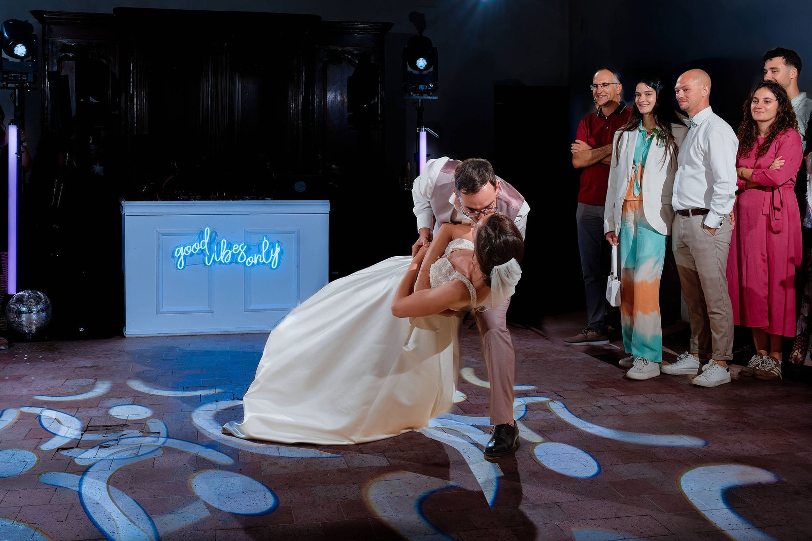 Première danse d'Audrey et Nicolas au château du Plessis-Macé